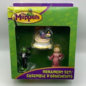 The Muppets Festive Ornament Trio - Green, Pink, Black